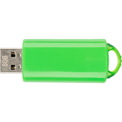 USB-Stick SPRING 3.0 32GB , Promo Effects MB , grün MB , 32 GB , Kunststoff MB , 10 - 45 MB/s MB , 5,80cm x 1,20cm x 2,10cm (Länge x Höhe x Breite), Bild 4