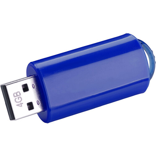USB-Stick SPRING 3.0 64GB , Promo Effects MB , blau MB , 65 GB , Kunststoff MB , 10 - 45 MB/s MB , 5,80cm x 1,20cm x 2,10cm (Länge x Höhe x Breite), Bild 1