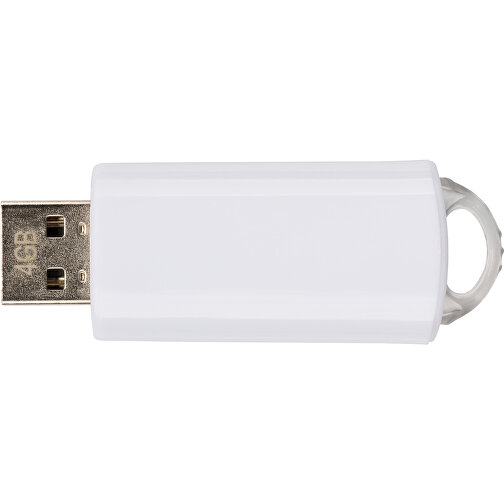 USB-Stick SPRING 32GB , Promo Effects MB , weiss MB , 32 GB , Kunststoff MB , 3 - 10 MB/s MB , 5,80cm x 1,20cm x 2,10cm (Länge x Höhe x Breite), Bild 4