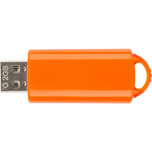 USB-Stick SPRING 32GB , Promo Effects MB , orange MB , 32 GB , Kunststoff MB , 3 - 10 MB/s MB , 5,80cm x 1,20cm x 2,10cm (Länge x Höhe x Breite), Bild 4