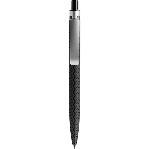 Prodir QS03 PMS Push Kugelschreiber , Prodir, schwarz/silber, Kunststoff/Metall, 14,10cm x 1,60cm (Länge x Breite), Bild 1