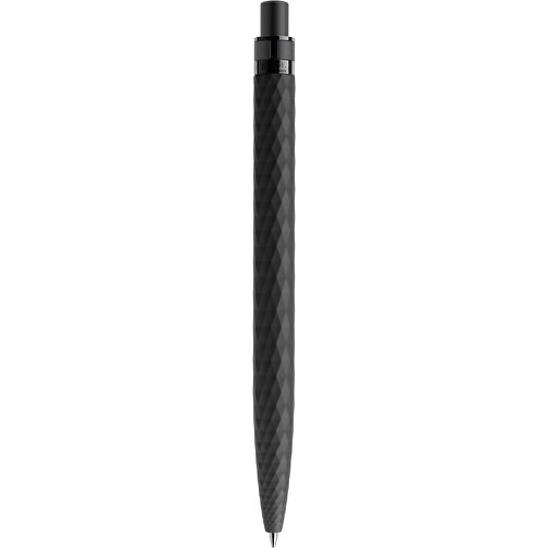 Prodir QS01 Soft Touch PRS Push Kugelschreiber , Prodir, schwarz/schwarz satiniert, Kunststoff/Metall, 14,10cm x 1,60cm (Länge x Breite), Bild 3