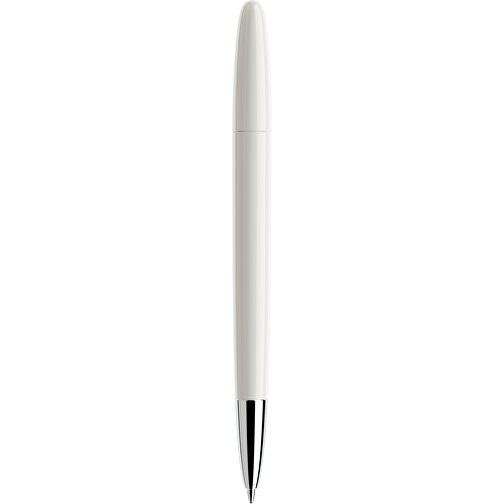 Prodir DS5 TPC Twist Kugelschreiber , Prodir, weiß, Kunststoff/Metall, 14,30cm x 1,60cm (Länge x Breite), Bild 3