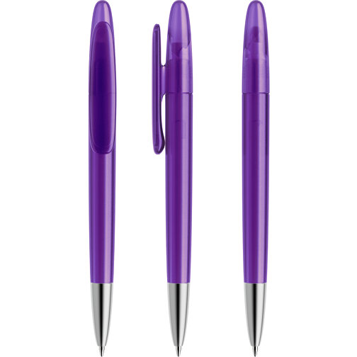 Prodir DS5 TFS Twist Kugelschreiber , Prodir, violett, Kunststoff/Metall, 14,30cm x 1,60cm (Länge x Breite), Bild 6