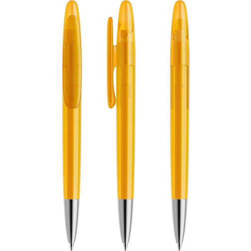 Prodir DS5 TFS Twist Kugelschreiber , Prodir, gelb, Kunststoff/Metall, 14,30cm x 1,60cm (Länge x Breite), Bild 6