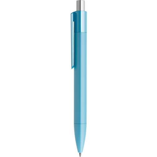 Prodir DS4 PMM Push Kugelschreiber , Prodir, dusty blue / silber satiniert, Kunststoff, 14,10cm x 1,40cm (Länge x Breite), Bild 2