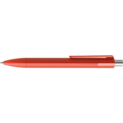 Prodir DS4 PMM Push Kugelschreiber , Prodir, rot / silber poliert, Kunststoff, 14,10cm x 1,40cm (Länge x Breite), Bild 5