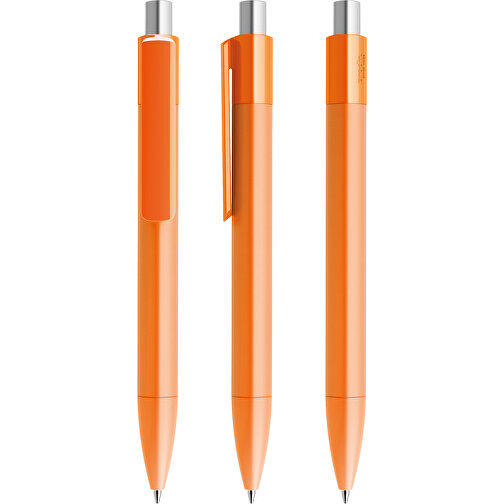 Prodir DS4 PMM Push Kugelschreiber , Prodir, orange / silber satiniert, Kunststoff, 14,10cm x 1,40cm (Länge x Breite), Bild 6