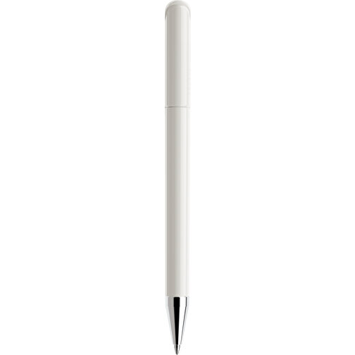 Prodir DS3 TPC Twist Kugelschreiber , Prodir, weiß, Kunststoff/Metall, 13,80cm x 1,50cm (Länge x Breite), Bild 3