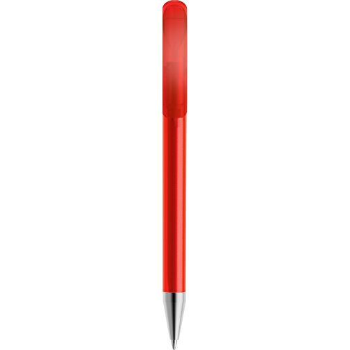 Prodir DS3 TFS Twist Kugelschreiber , Prodir, rot, Kunststoff/Metall, 13,80cm x 1,50cm (Länge x Breite), Bild 1