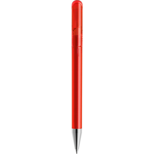 Prodir DS3 TFS Twist Kugelschreiber , Prodir, rot, Kunststoff/Metall, 13,80cm x 1,50cm (Länge x Breite), Bild 3