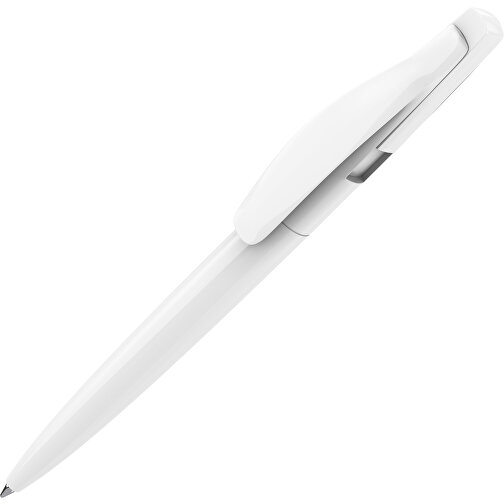 Prodir DS2 PPP Push Kugelschreiber , Prodir, weiß / weiß, Kunststoff, 14,80cm x 1,70cm (Länge x Breite), Bild 1