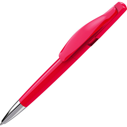 Prodir DS2 PPC Push Kugelschreiber , Prodir, rot / rot, Kunststoff, 14,80cm x 1,70cm (Länge x Breite), Bild 1