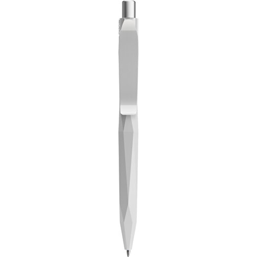 Prodir QS20 PRP Push Kugelschreiber , Prodir, zementgrau / silber satiniert, Kunststoff/Metall, 14,10cm x 1,60cm (Länge x Breite), Bild 1