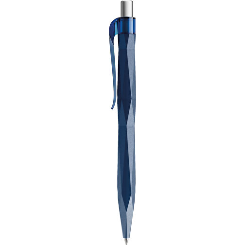 Prodir QS20 PMT Push Kugelschreiber , Prodir, sodalithblau / silber, Kunststoff/Metall, 14,10cm x 1,60cm (Länge x Breite), Bild 2