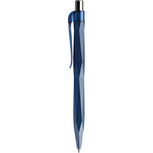Prodir QS20 PMT Push Kugelschreiber , Prodir, sodalithblau / silber poliert, Kunststoff/Metall, 14,10cm x 1,60cm (Länge x Breite), Bild 2