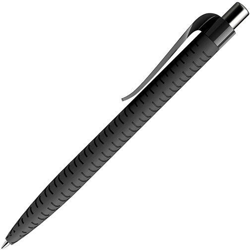 Prodir QS03 PRP Push Kugelschreiber , Prodir, schwarz/silber poliert, Kunststoff/Metall, 14,10cm x 1,60cm (Länge x Breite), Bild 4
