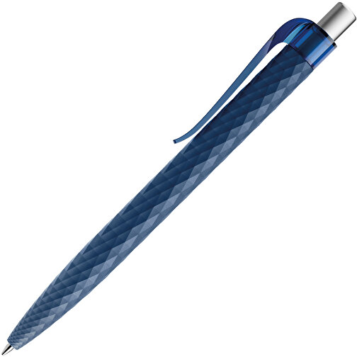 Prodir QS01 PRT Push Kugelschreiber , Prodir, sodalithblau/silber, Kunststoff/Metall, 14,10cm x 1,60cm (Länge x Breite), Bild 4