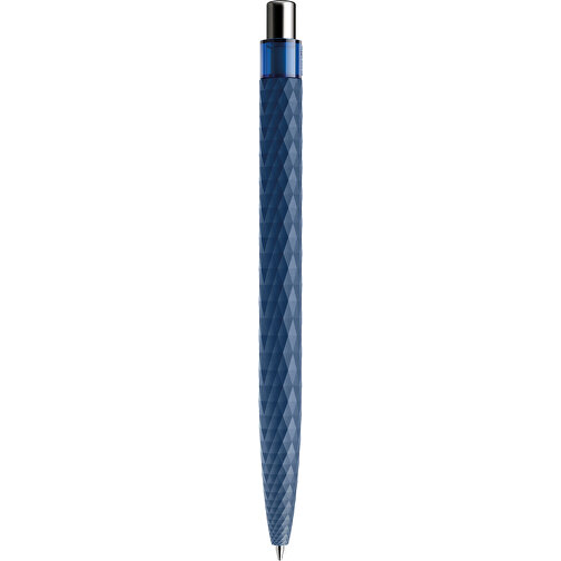 Prodir QS01 PRT Push Kugelschreiber , Prodir, sodalithblau/silber poliert, Kunststoff/Metall, 14,10cm x 1,60cm (Länge x Breite), Bild 3