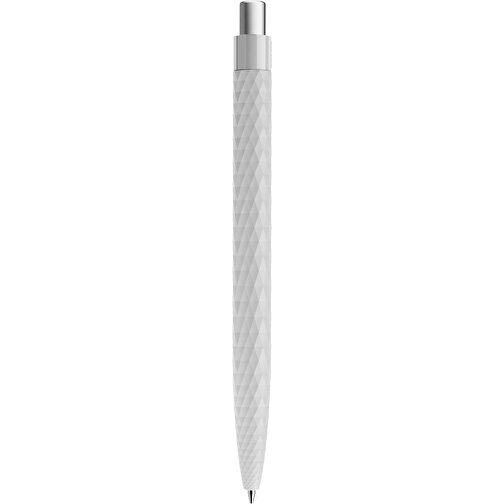Prodir QS01 PRP Push Kugelschreiber , Prodir, zementgrau/silber satiniert, Kunststoff/Metall, 14,10cm x 1,60cm (Länge x Breite), Bild 3