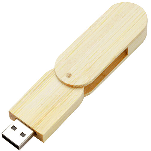 USB-Stick Bamboo 64GB , Promo Effects MB , Bambus MB , 65 GB , Bambus MB , 3 - 10 MB/s MB , 6,20cm x 2,20cm (Länge x Breite), Bild 3