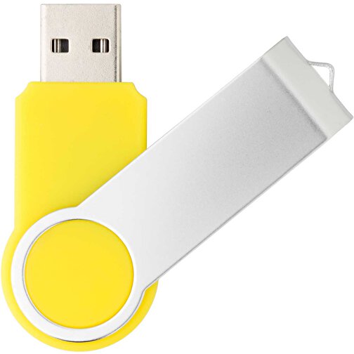 USB-Stick Swing Round 3.0 64GB , Promo Effects MB , gelb MB , 65 GB , Kunststoff MB , 10 - 45 MB/s MB , , Bild 1