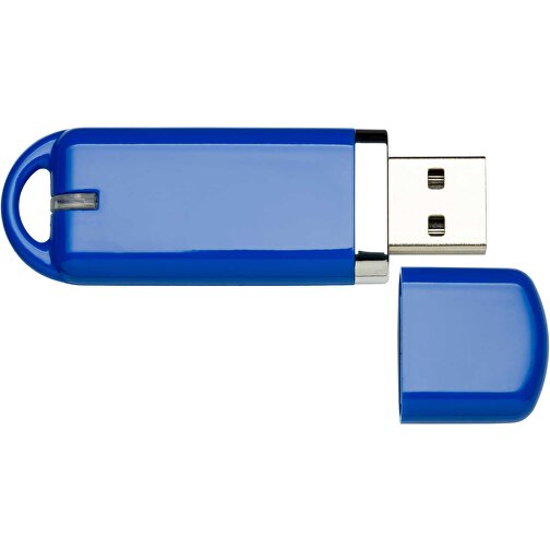 USB-Stick Focus Glänzend 3.0 64GB , Promo Effects MB , blau MB , 65 GB , Kunststoff MB , 10 - 45 MB/s MB , , Bild 3