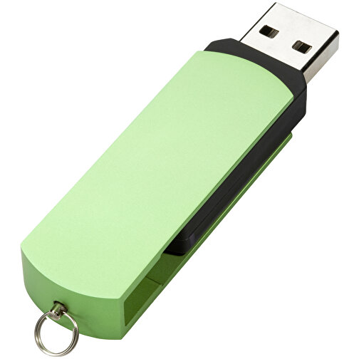 USB-Stick COVER 3.0 64GB , Promo Effects MB , grün MB , 65 GB , Kunststoff/Aluminium MB , 10 - 45 MB/s MB , 5,40cm x 0,85cm x 1,70cm (Länge x Höhe x Breite), Bild 3