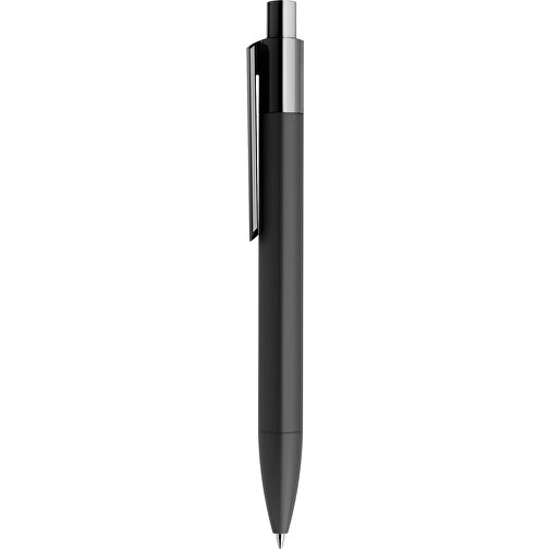 Prodir DS4 Soft Touch PRR Push Kugelschreiber , Prodir, schwarz, Kunststoff, 14,10cm x 1,40cm (Länge x Breite), Bild 2