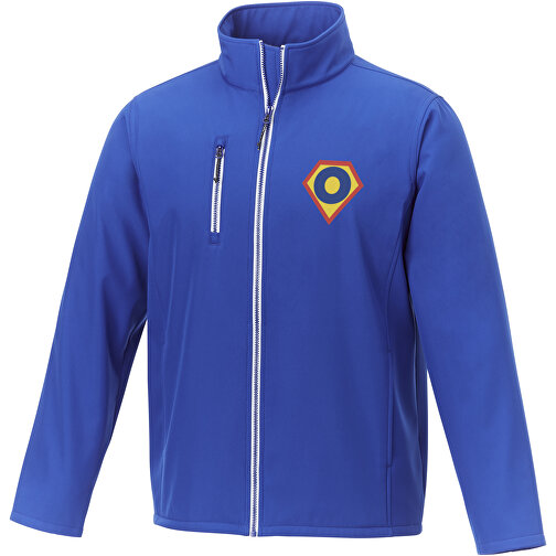 Orion Softshelljacke Für Herren , blau, Mechanisches Stretch Woven 100% Polyester, 250 g/m2, Bonding, Microfleece 100% Polyester, L, , Bild 3