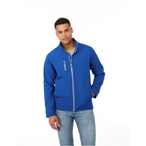 Orion Softshelljacke Für Herren , blau, Mechanisches Stretch Woven 100% Polyester, 250 g/m2, Bonding, Microfleece 100% Polyester, L, , Bild 5