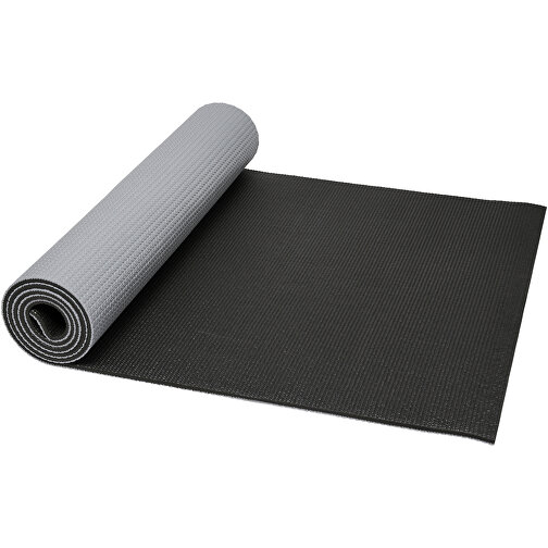 Babaji Yogamatte , grau / schwarz, PVC, 62,00cm (Breite), Bild 1