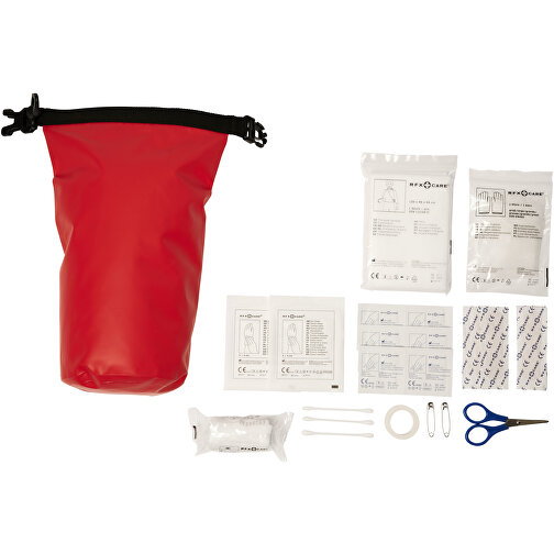 Alexander 30-teiliges Erste-Hilfe-Set Mit Wasserfester Tasche , rot, Tarpaulin, 28,00cm (Höhe), Bild 4