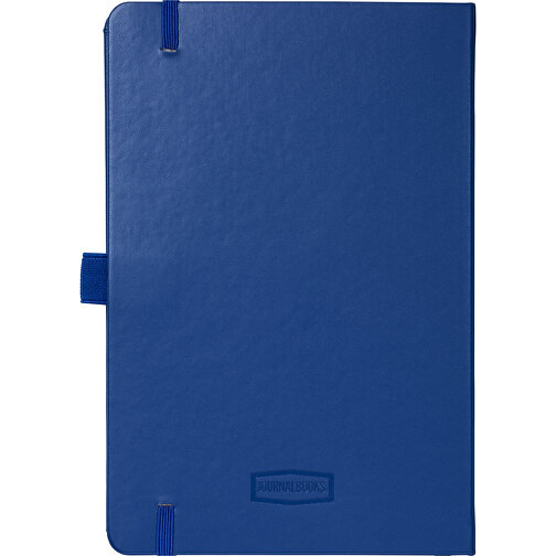 Nova A5 Gebundenes Notizbuch , blau, Lederimitat Papier, 21,50cm x 1,60cm x 14,20cm (Länge x Höhe x Breite), Bild 3