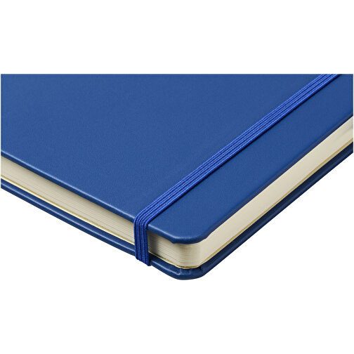 Nova A5 Gebundenes Notizbuch , blau, Lederimitat Papier, 21,50cm x 1,60cm x 14,20cm (Länge x Höhe x Breite), Bild 5