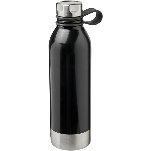 Perth 740 Ml Sportflasche Aus Edelstahl , schwarz, Edelstahl, 24,50cm (Höhe), Bild 1