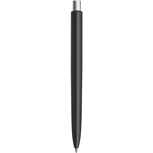 Prodir DS8 PRR Push Kugelschreiber , Prodir, schwarz/silber satiniert, Kunststoff/Metall, 14,10cm x 1,50cm (Länge x Breite), Bild 3