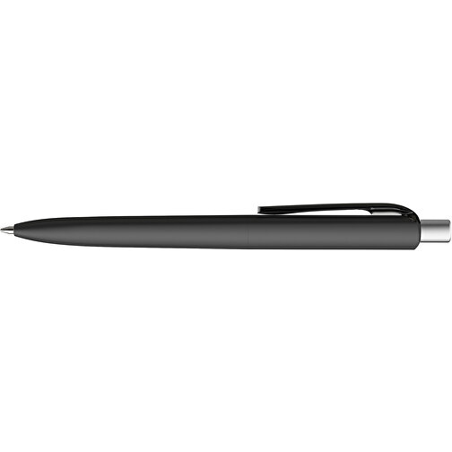 Prodir DS8 PRR Push Kugelschreiber , Prodir, schwarz/silber satiniert, Kunststoff/Metall, 14,10cm x 1,50cm (Länge x Breite), Bild 5