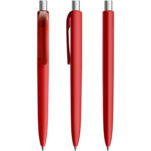 Prodir DS8 PRR Push Kugelschreiber , Prodir, dunkelrot/silber satiniert, Kunststoff/Metall, 14,10cm x 1,50cm (Länge x Breite), Bild 6