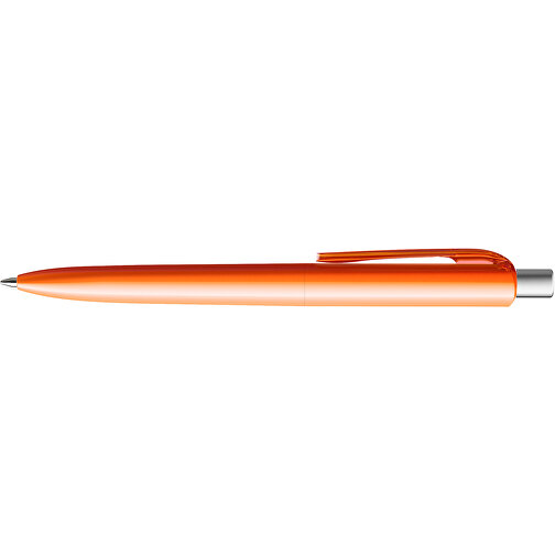 Prodir DS8 PPP Push Kugelschreiber , Prodir, orange/silber satiniert, Kunststoff/Metall, 14,10cm x 1,50cm (Länge x Breite), Bild 5