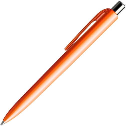 Prodir DS8 PPP Push Kugelschreiber , Prodir, orange/silber poliert, Kunststoff/Metall, 14,10cm x 1,50cm (Länge x Breite), Bild 4
