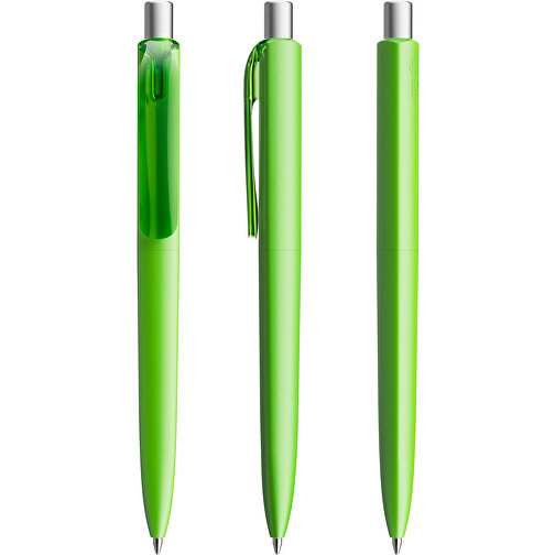 Prodir DS8 PMM Push Kugelschreiber , Prodir, grün/silber satiniert, Kunststoff/Metall, 14,10cm x 1,50cm (Länge x Breite), Bild 6