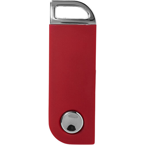 Swivel Rectangular USB-Stick , rot MB , 8 GB , Kunststoff MB , 5,40cm x 1,70cm x 0,70cm (Länge x Höhe x Breite), Bild 5