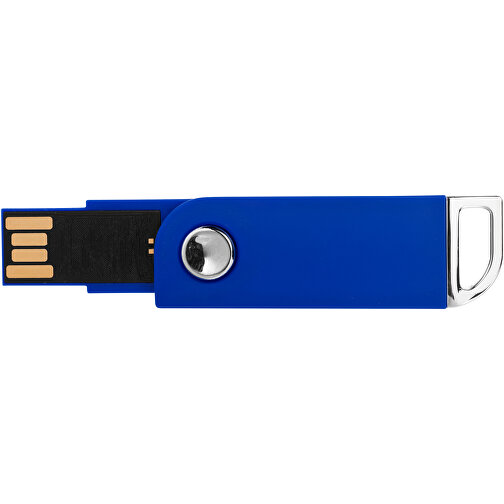 Swivel Rectangular USB-Stick , blau MB , 8 GB , Kunststoff MB , 5,40cm x 1,70cm x 0,70cm (Länge x Höhe x Breite), Bild 7