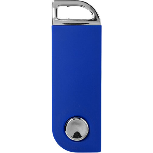 Swivel Rectangular USB-Stick , blau MB , 2 GB , Kunststoff MB , 5,40cm x 1,70cm x 0,70cm (Länge x Höhe x Breite), Bild 5