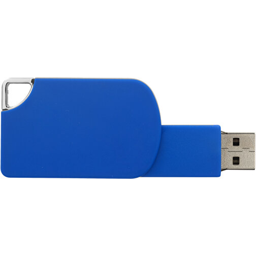 Swivel Square USB-Stick , blau MB , 16 GB , Kunststoff MB , 5,00cm x 3,10cm x 1,00cm (Länge x Höhe x Breite), Bild 4