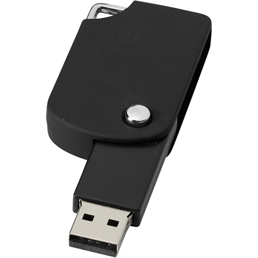 Swivel Square USB-Stick , schwarz MB , 16 GB , Kunststoff MB , 5,00cm x 3,10cm x 1,00cm (Länge x Höhe x Breite), Bild 1
