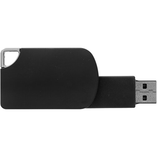 Swivel Square USB-Stick , schwarz MB , 16 GB , Kunststoff MB , 5,00cm x 3,10cm x 1,00cm (Länge x Höhe x Breite), Bild 6