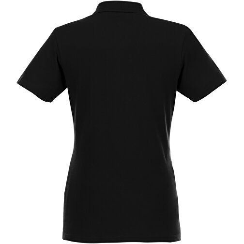 Helios Poloshirt Für Damen , schwarz, Piqué Strick 100% BCI Baumwolle, 180 g/m2, XXL, , Bild 5