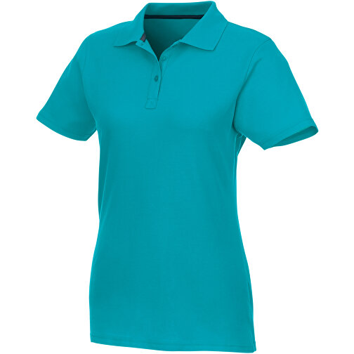 Helios Poloshirt Für Damen , aquablau, Piqué Strick 100% BCI Baumwolle, 180 g/m2, XXL, , Bild 1